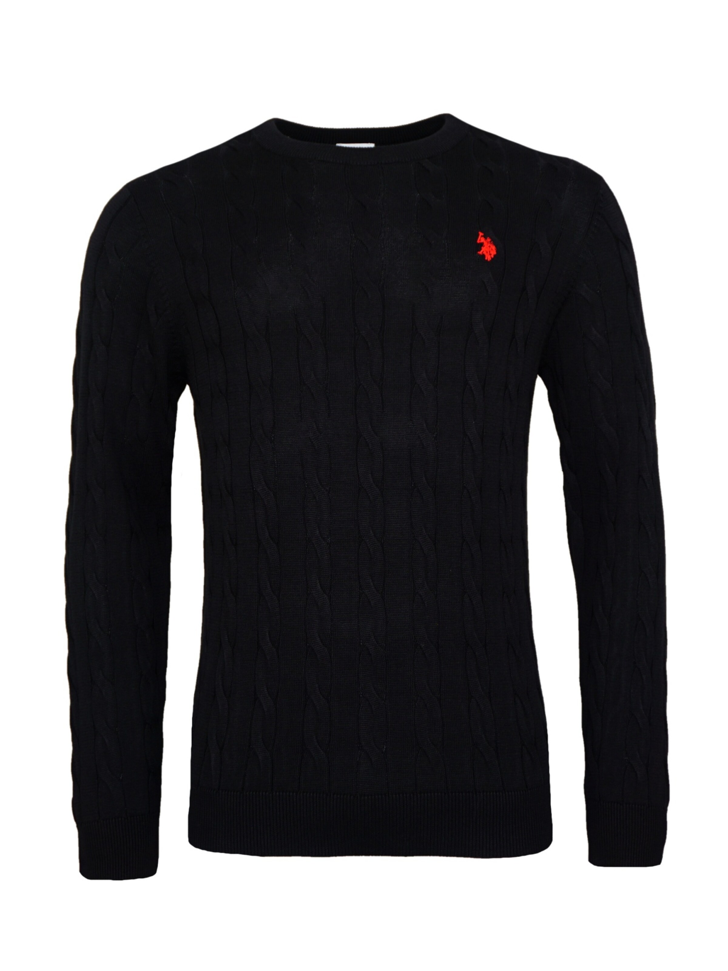 U.S. POLO ASSN. Pullover i sort: forside