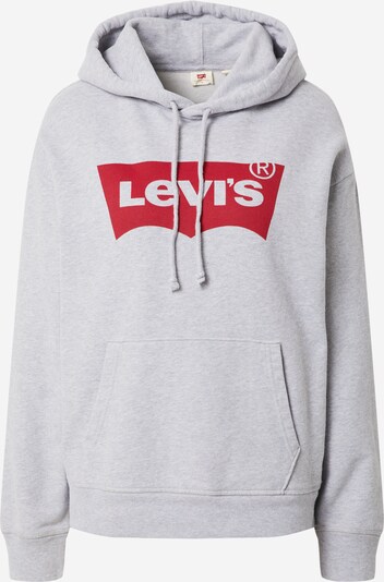 LEVI'S ® Sweatshirt 'Graphic Standard Hoodie' i gråmelerad / karminröd, Produktvy