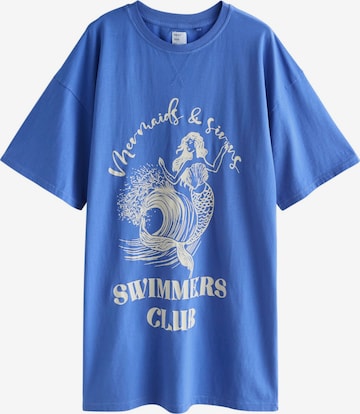 Next Yöpaita värissä sininen: etupuoli