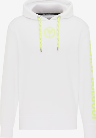 Carlo Colucci Sweatshirt in Wit: voorkant