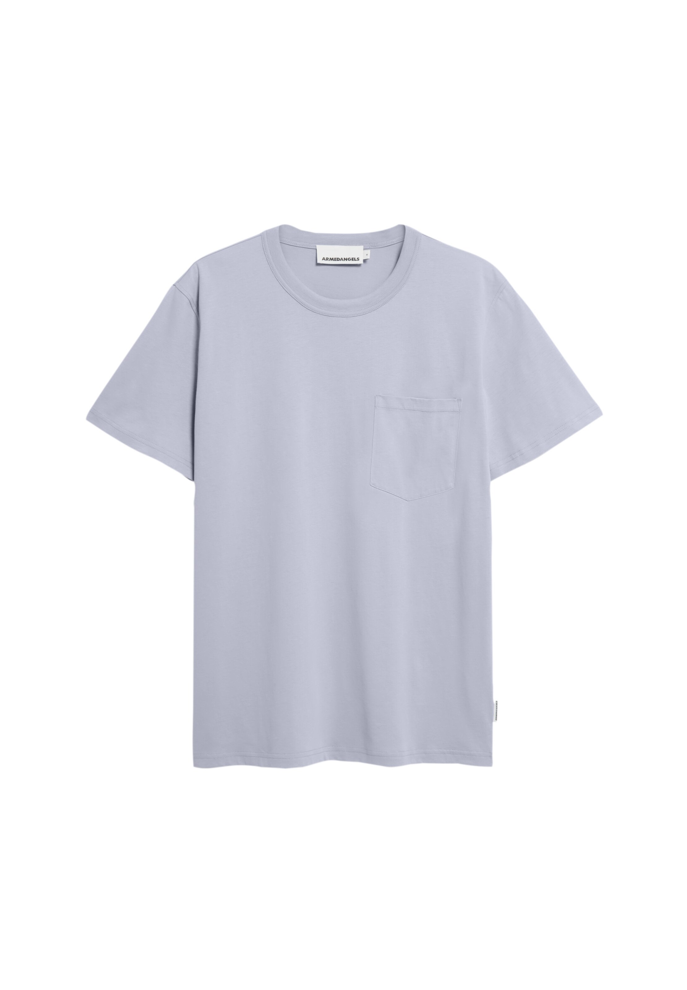 ARMEDANGELS T-Shirt 'MAARKOS POCKET ' in Blau: Vorderseite