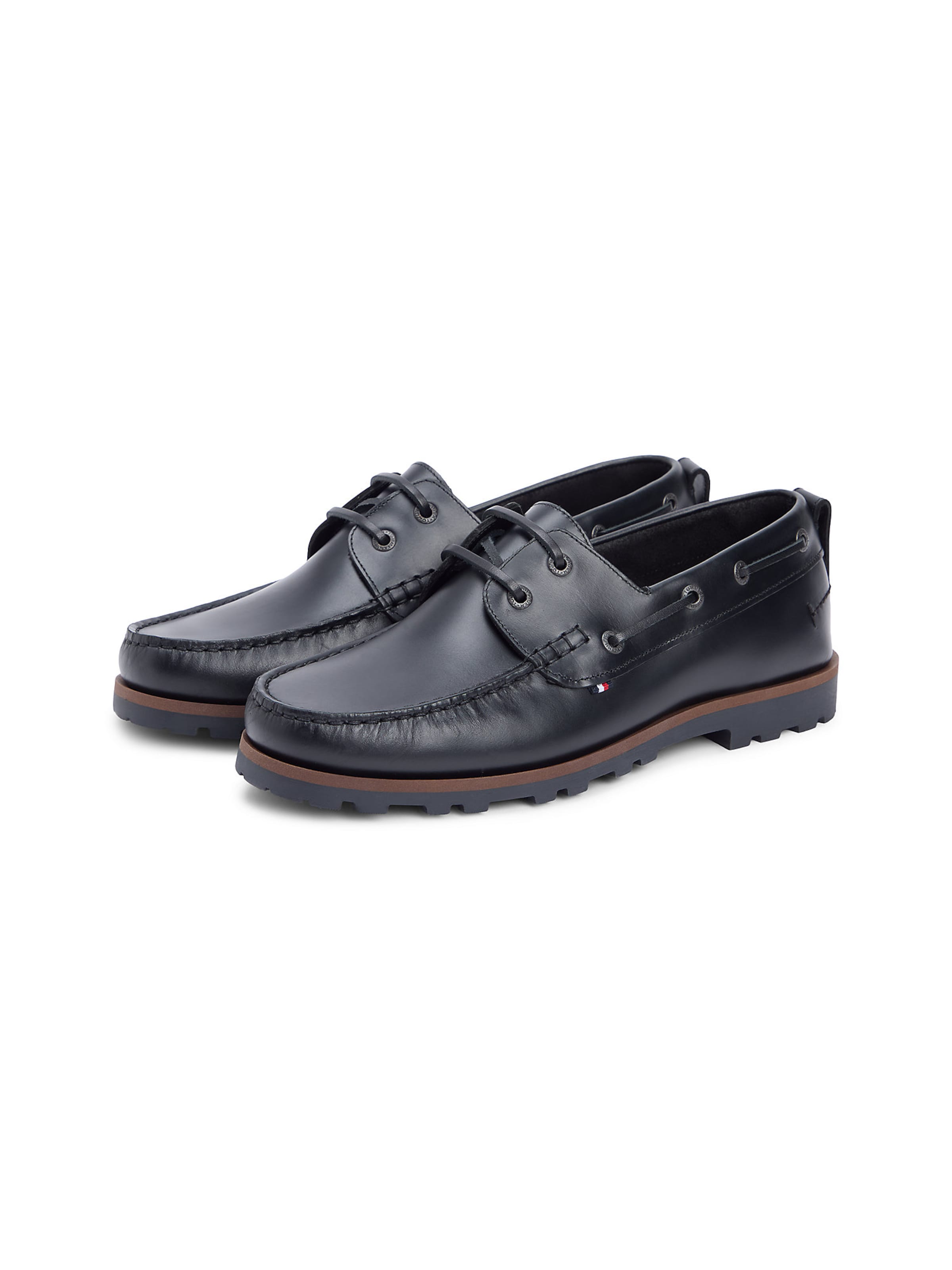 TOMMY HILFIGER Mocassins in Zwart