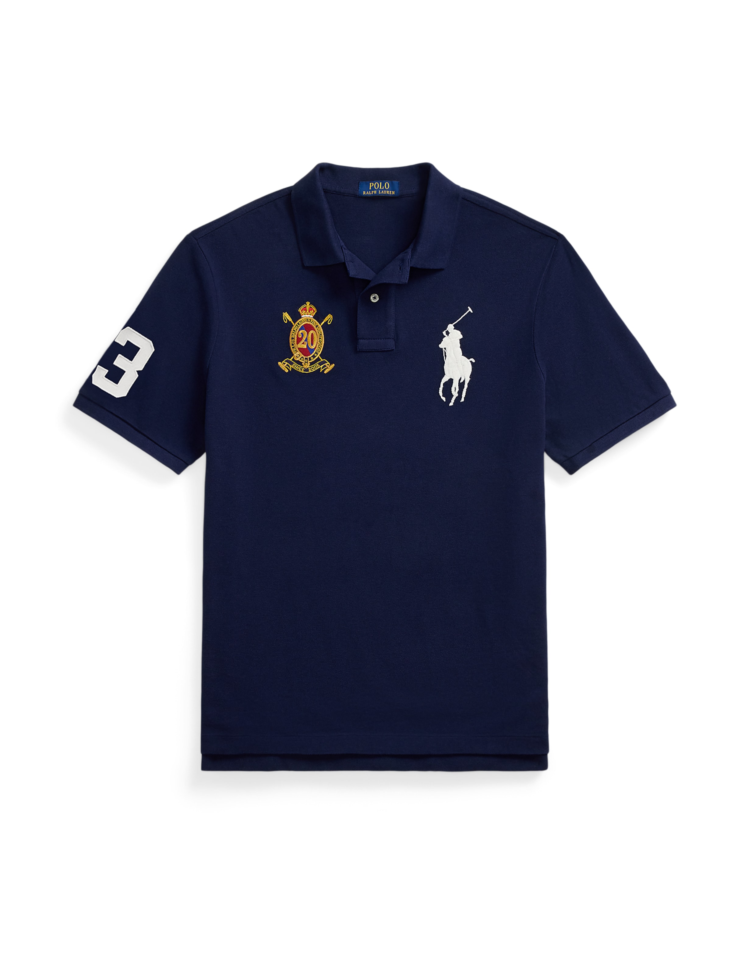 Polo Ralph Lauren Shirt in Navy / Yellow gold / Dark red / White, Item view