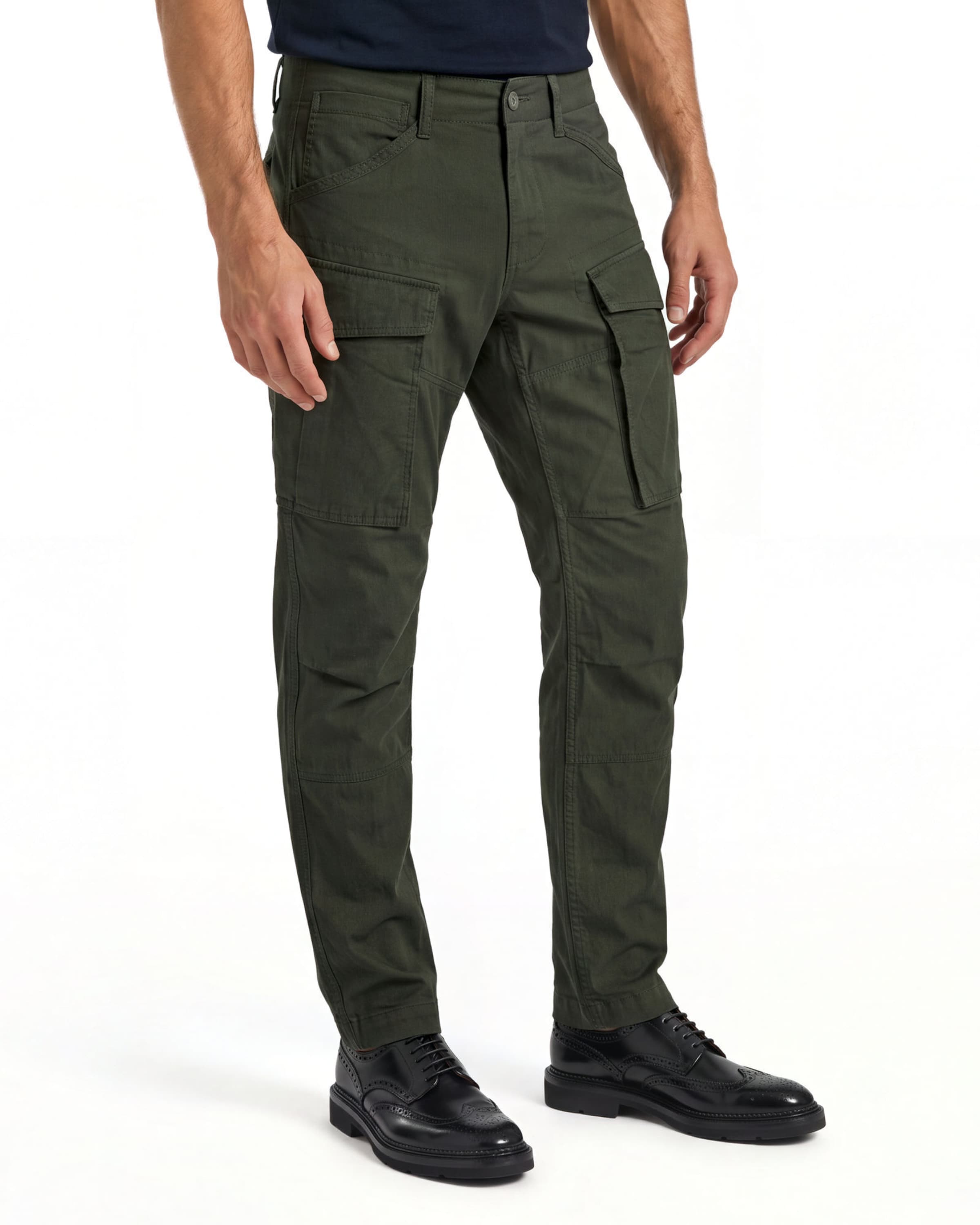 G-STAR Tapered O 5 pockets-Army pant ' ' in Grün: Vorderseite