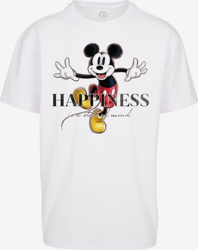 MT Upscale T-Shirt 'Disney 100 Mickey Happiness' en safran / rouge feu / noir / blanc, Vue avec produit