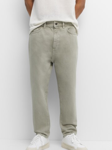 Pull&Bear Regular Jeans in Beige: front