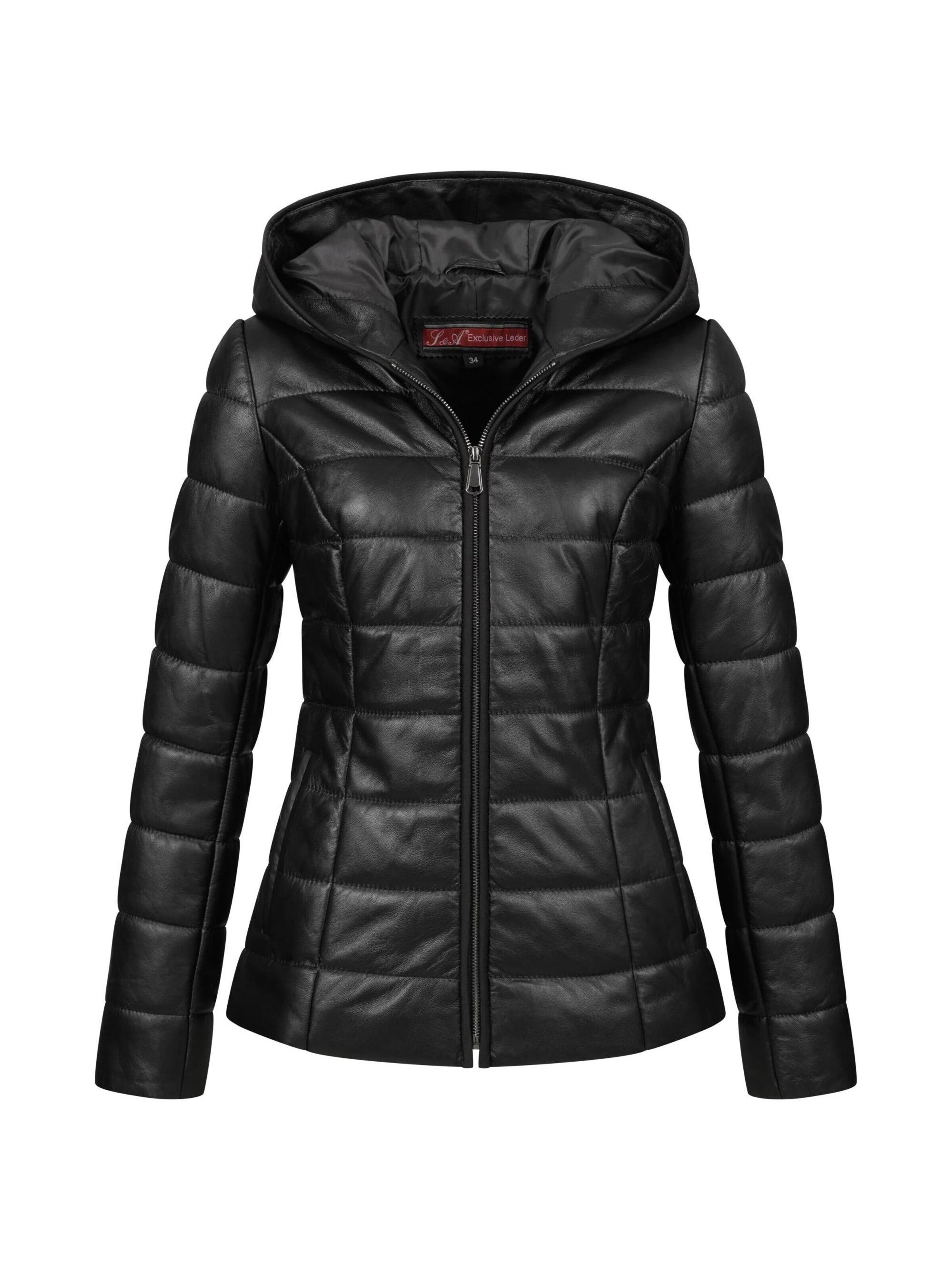 Mouflon Between-Season Jacket 'Cyble' in Black: front