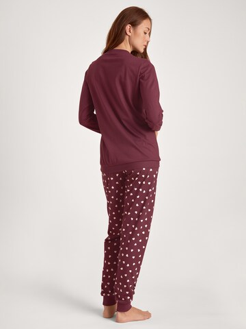 CALIDA Pajama 'Lovely Nights' in Red