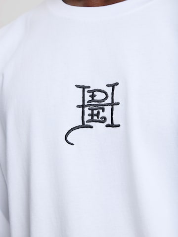 T-Shirt 'Flying Twin Dragon' Ed Hardy en blanc