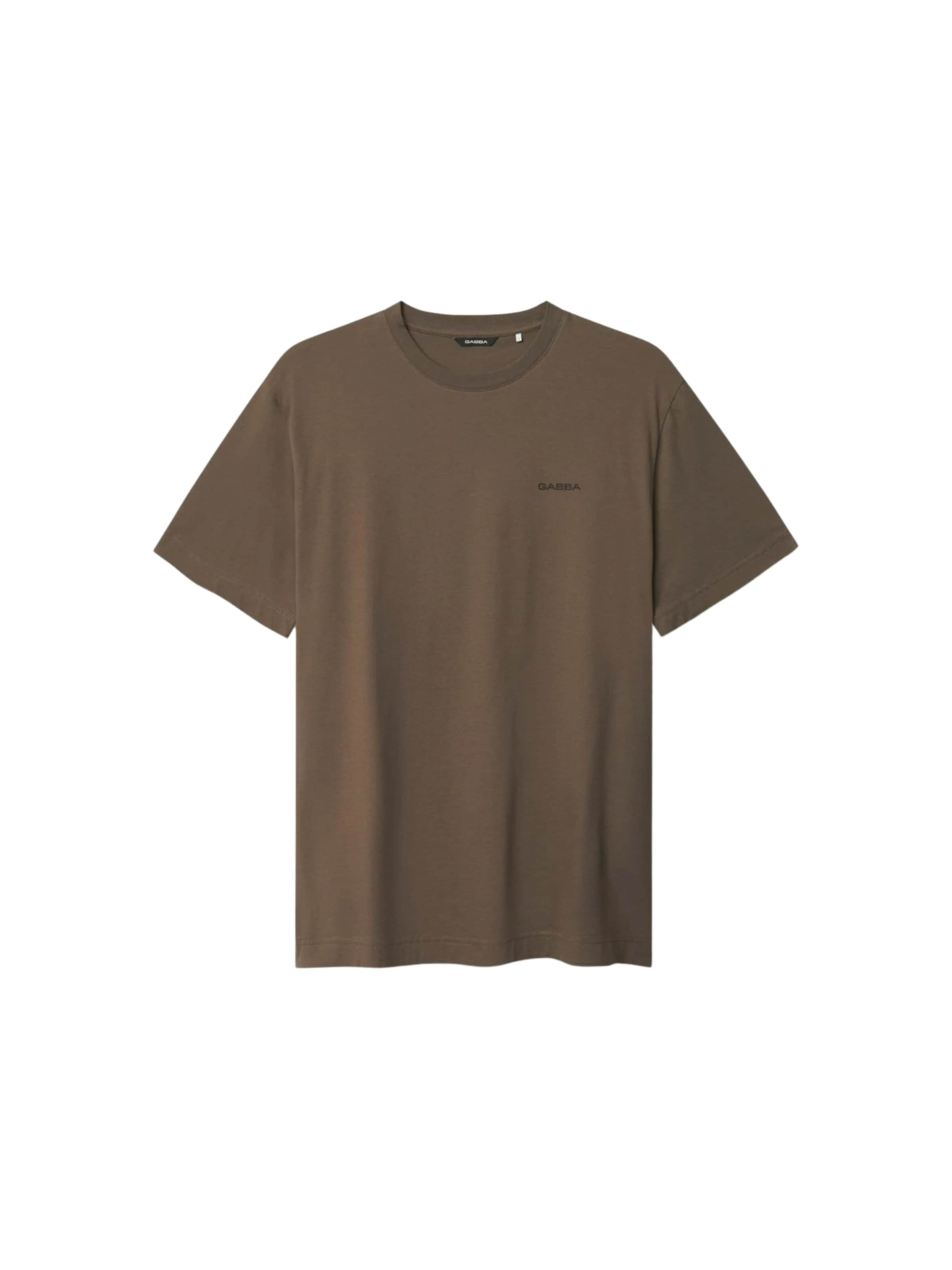 Camicia 'Dune' di GABBA in marrone: frontale