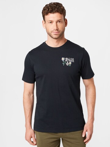 T-Shirt Volcom en noir : devant