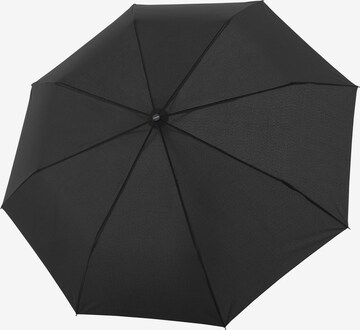 Doppler Regenschirm in Schwarz: predná strana