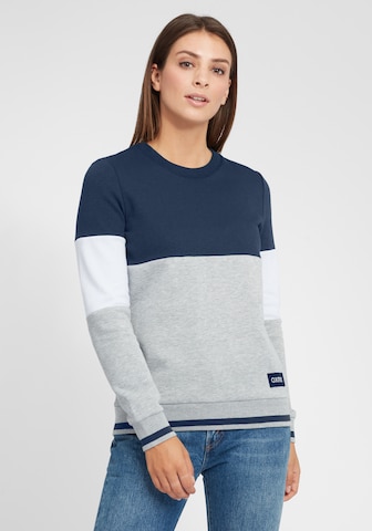 Oxmo Sweatshirt 'Omaya' in Blauw: voorkant