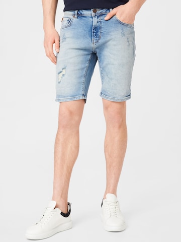 Clean Cut Copenhagen Regular Shorts 'Chris' in Blau: predná strana