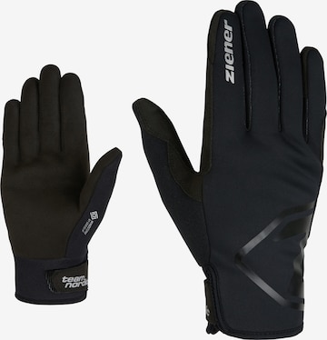 ZIENER Athletic Gloves 'URSO WS' in Black: front