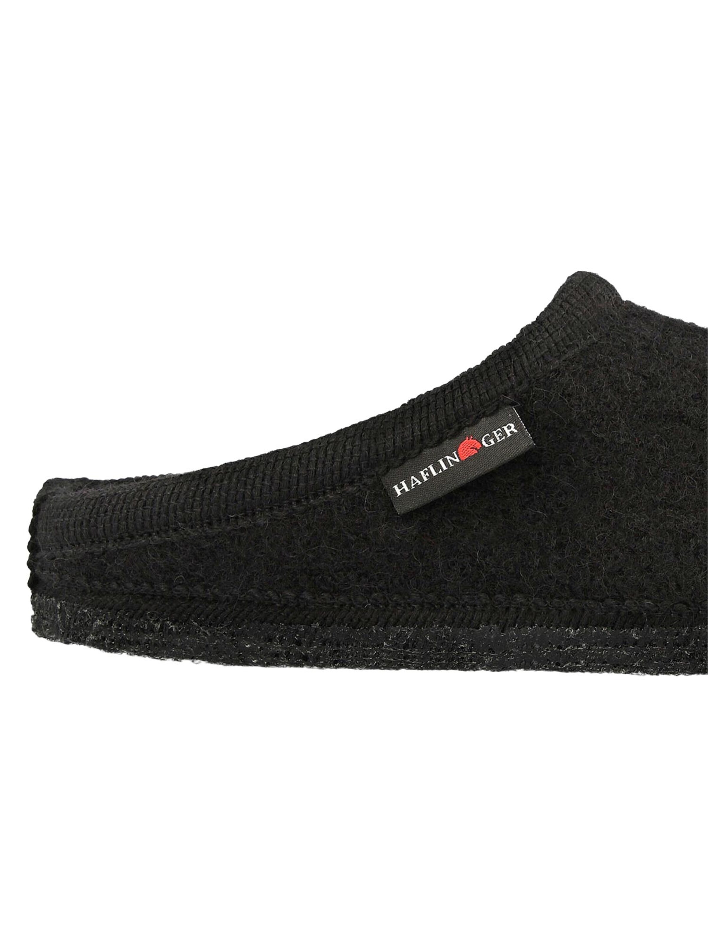 HAFLINGER Slippers 'Walktoffel Alaska' in Black