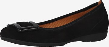 GABOR Ballet Flats in Black: front