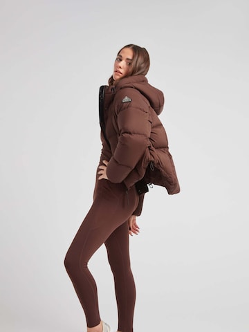 Veste outdoor ' Winter Crop Puffer ' JACK1T en marron