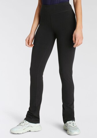 FAYN SPORTS Flared Workout Pants in Black