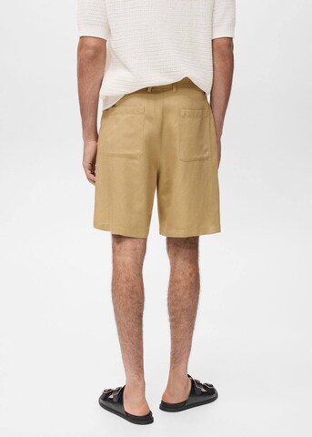 MANGO MAN Regular Pants 'Banarea' in Beige