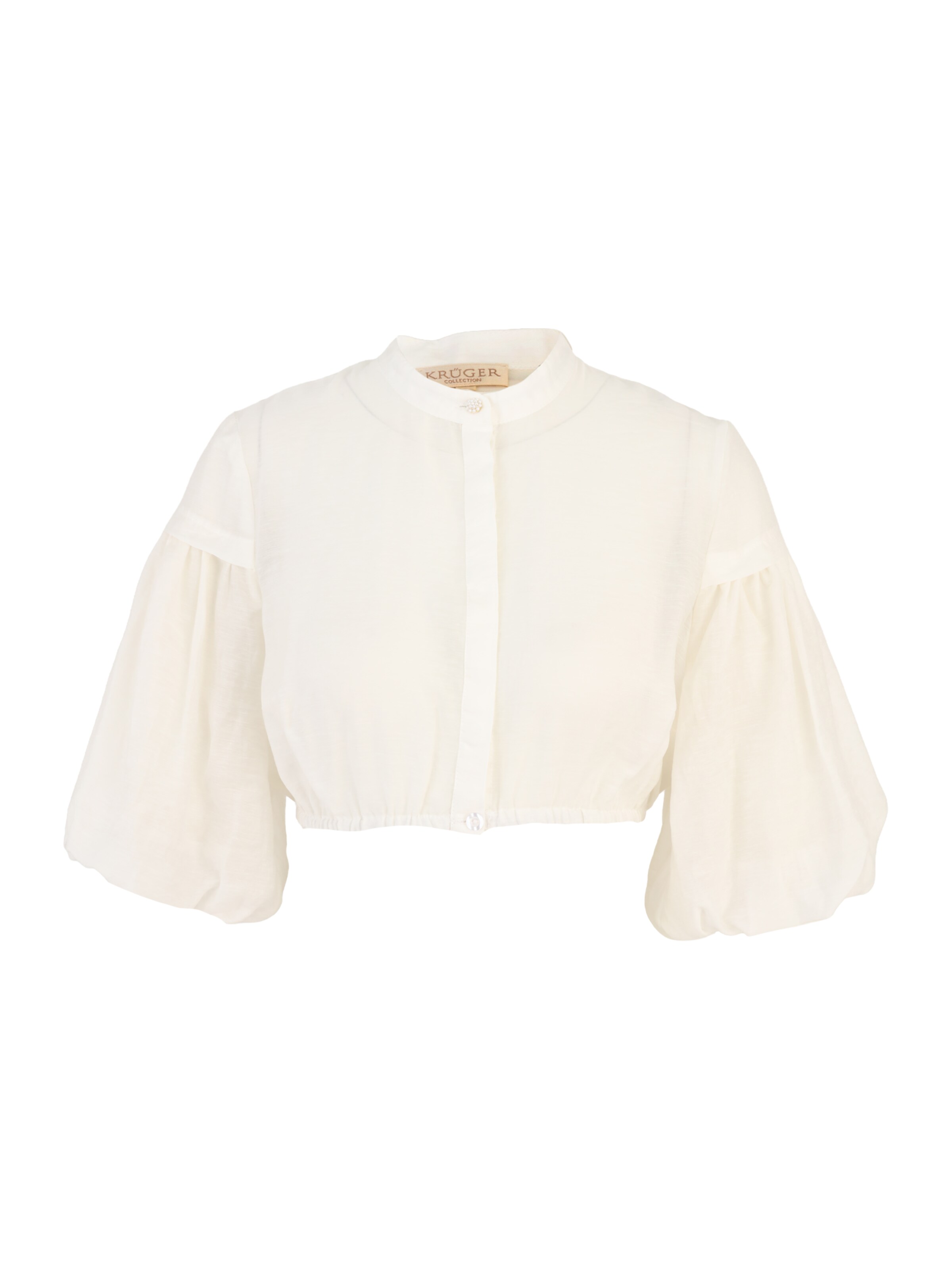 Krüger Madl - Blusa tradicional en beige: frente