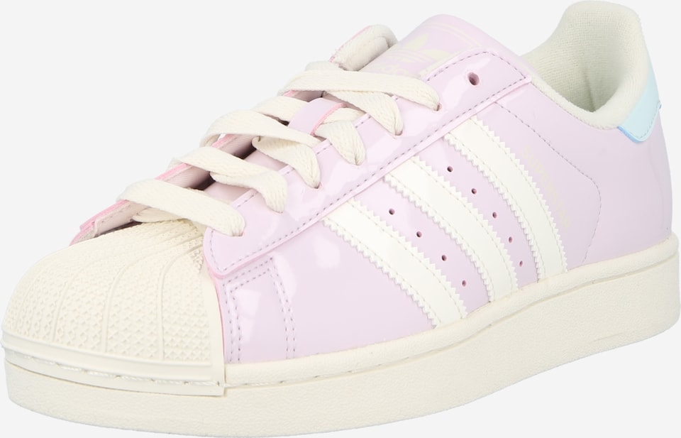 Sneaker low 'SUPERSTAR II' de la ADIDAS ORIGINALS pe mov: față