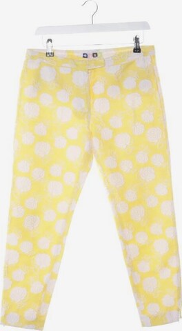 MSGM Pants in S in Yellow: front