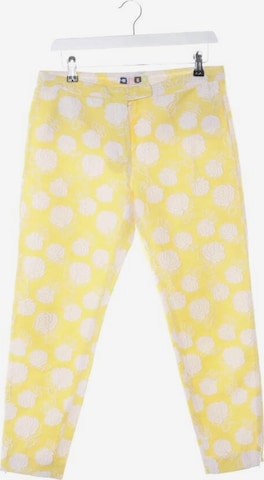 MSGM Pants in S in Yellow: front