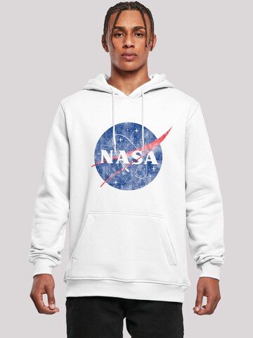 F4NT4STIC Sweatshirt 'NASA Classic Insignia' in Wit: voorkant