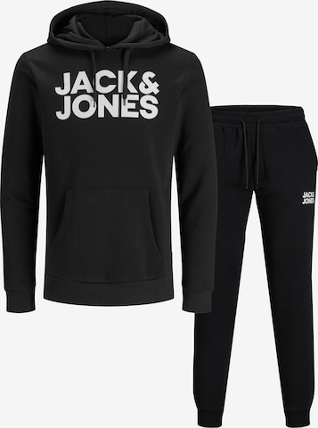 JACK & JONES Jogginganzug in Schwarz: predná strana