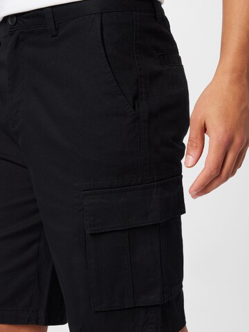 Regular Pantalon cargo 'Arvid' ABOUT YOU en noir