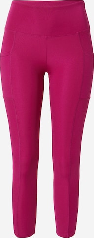 Skinny Pantalon de sport Bally en rose : devant