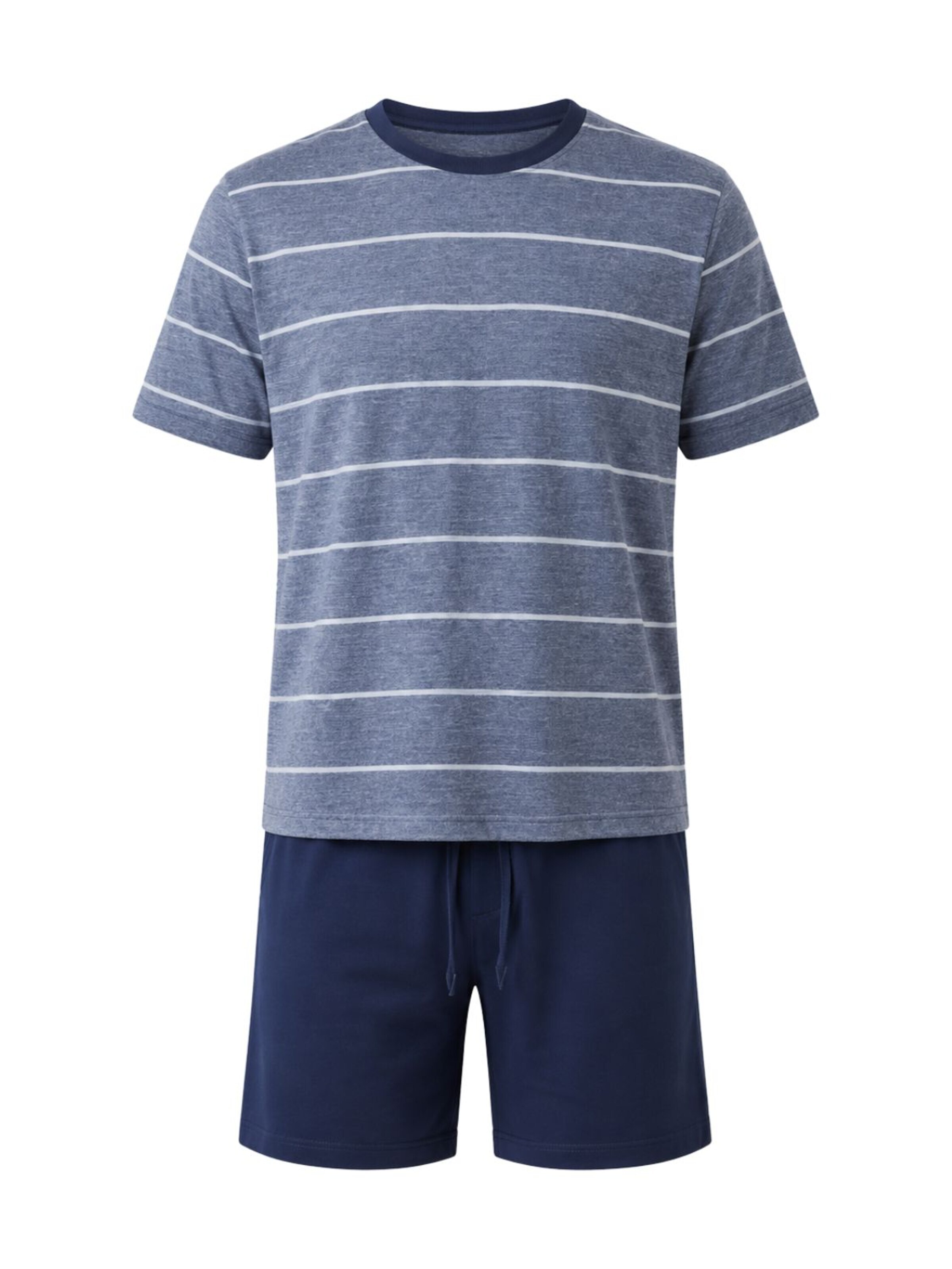 Pyjama court 'Eos' zd ZERO DEFECTS en bleu : devant
