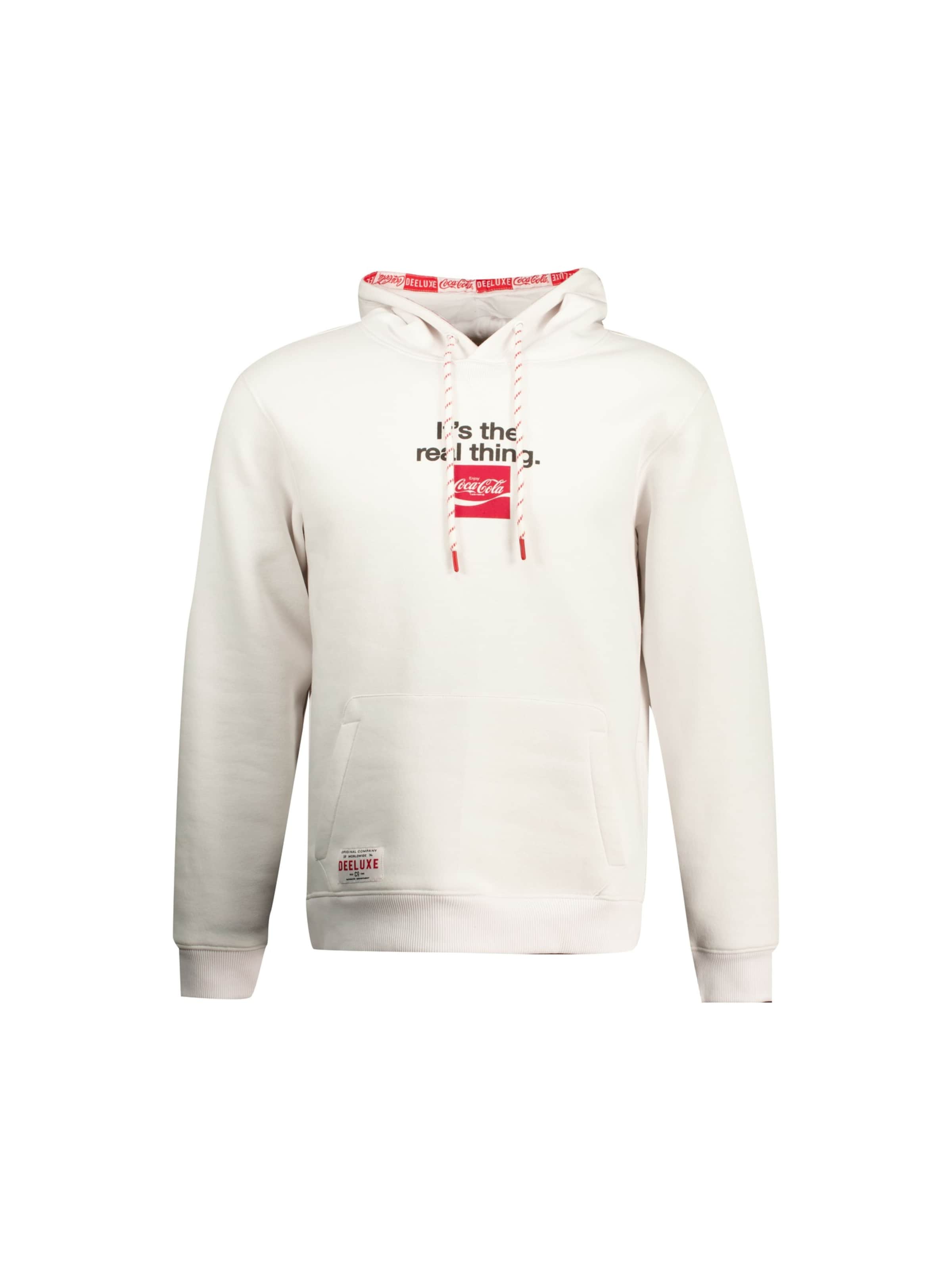 Deeluxe Sweatshirt 'Refresh' in Weiß: Vorderseite