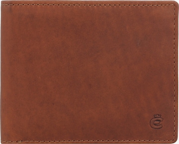 Porte-monnaies 'Dallas' Esquire en marron : devant