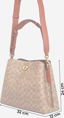 Borsa a spalla 'Willow' di COACH in beige