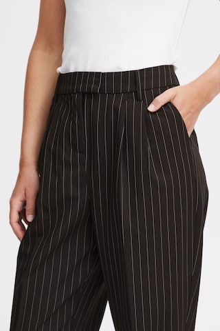 Fransa Regular Pleat-Front Pants 'Callie' in Black