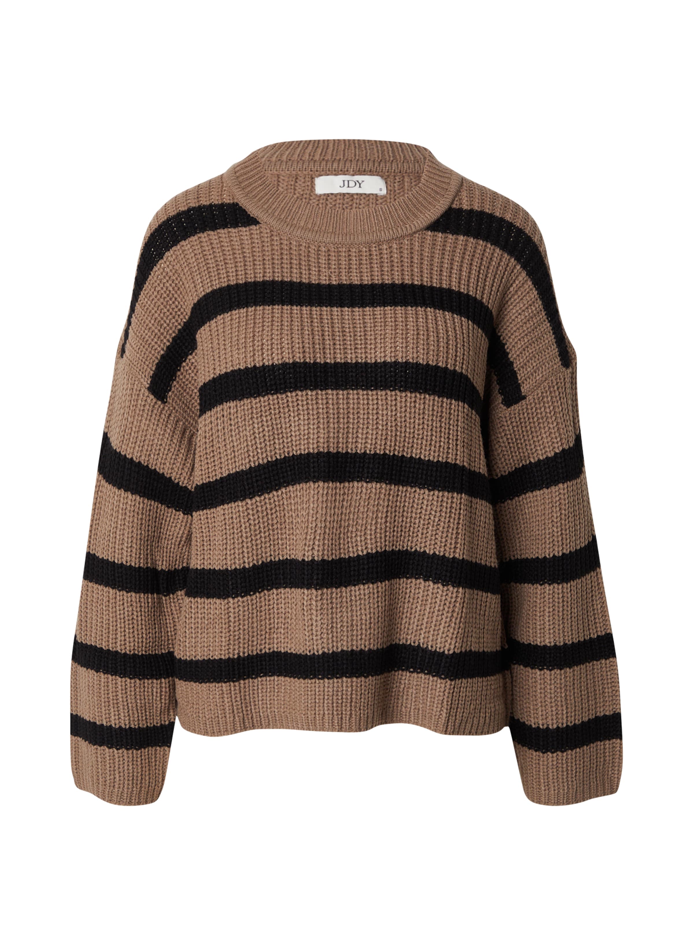 JDY Oversized sweater 'JDYJusty' in Brown: front