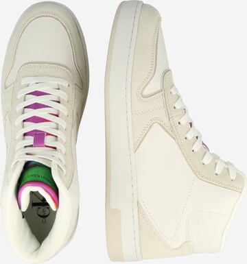 Calvin Klein Jeans High-Top Sneakers 'PRIDE' in White