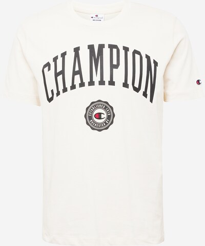 Champion Authentic Athletic Apparel T-Shirt in creme / rot / schwarz / weiß, Produktansicht