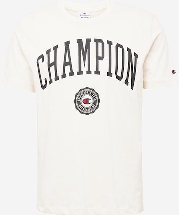 T-Shirt Champion Authentic Athletic Apparel en beige : devant