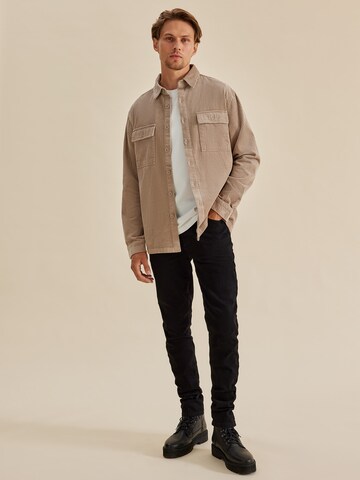 DAN FOX APPAREL Jacke 'Leif' in Beige