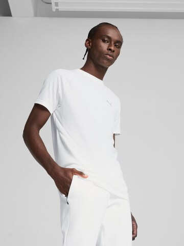 Maglia funzionale 'EVOSTRIPE' di PUMA in bianco: frontale