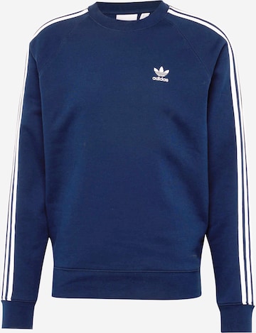 ADIDAS ORIGINALS Sweatshirt 'Adicolor Classics 3-Stripes' in Blue: front