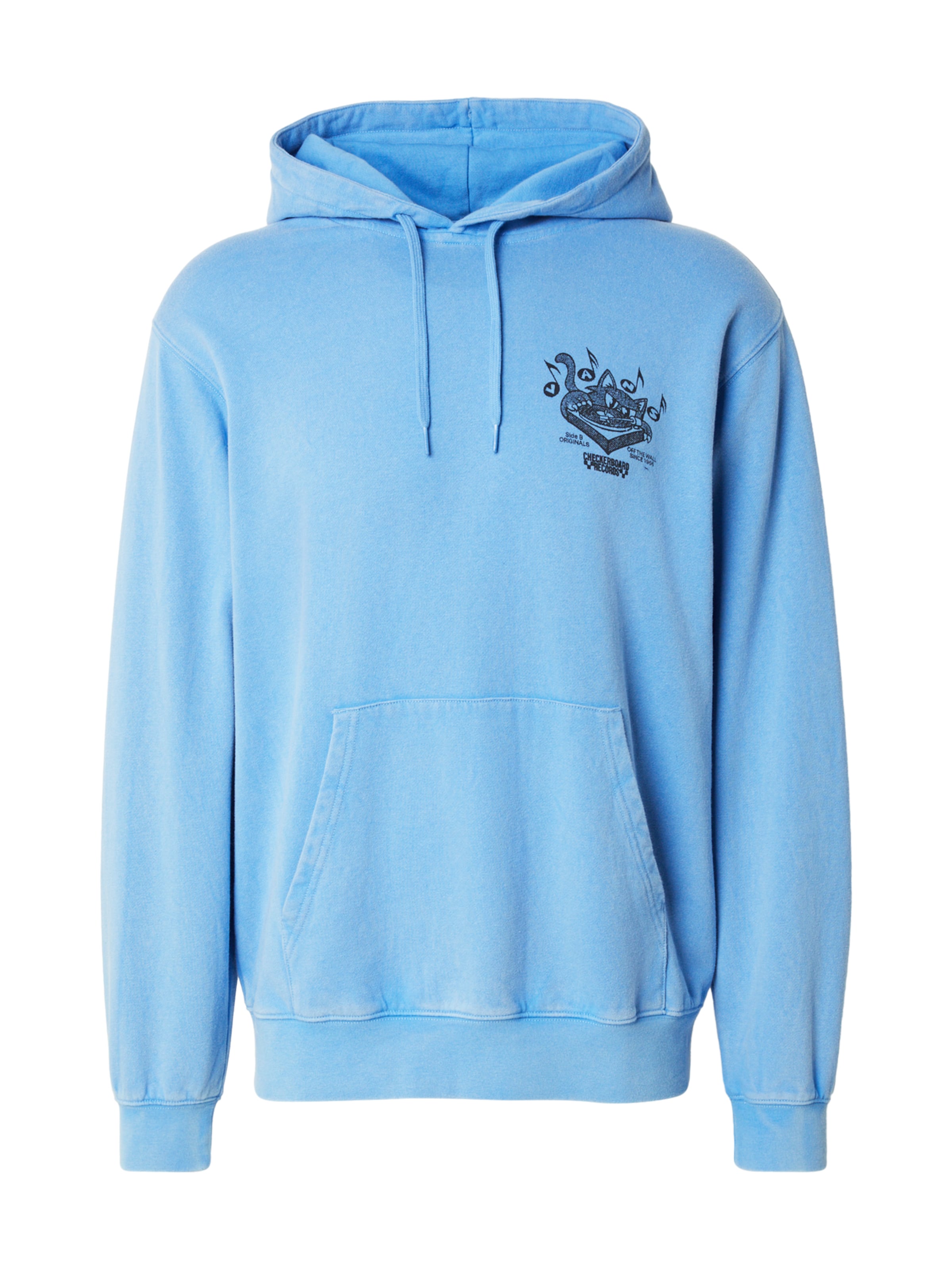 Megztinis be užsegimo 'Scratched Records' iš VANS, spalva – dangaus žydra / juoda, Prekių apžvalga