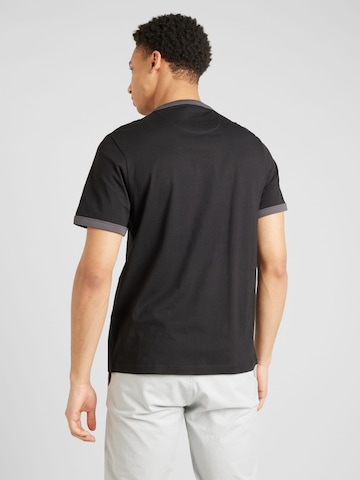 FARAH - Camiseta 'GROVES' en negro