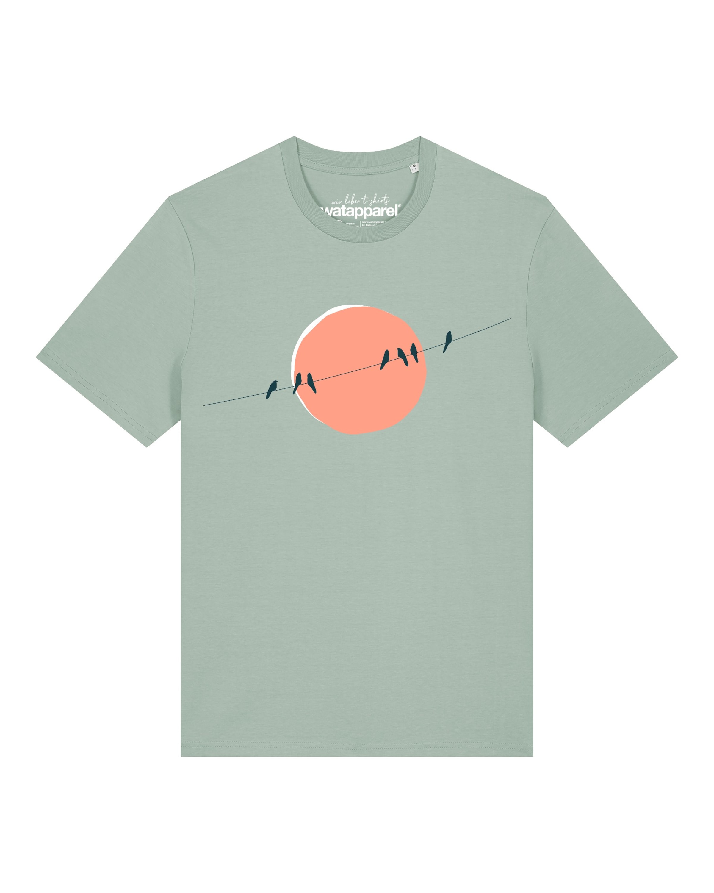 Watapparel Shirt 'Countryside 01' in Groen: voorkant