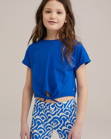 WE Fashion Shirt in Blue: front