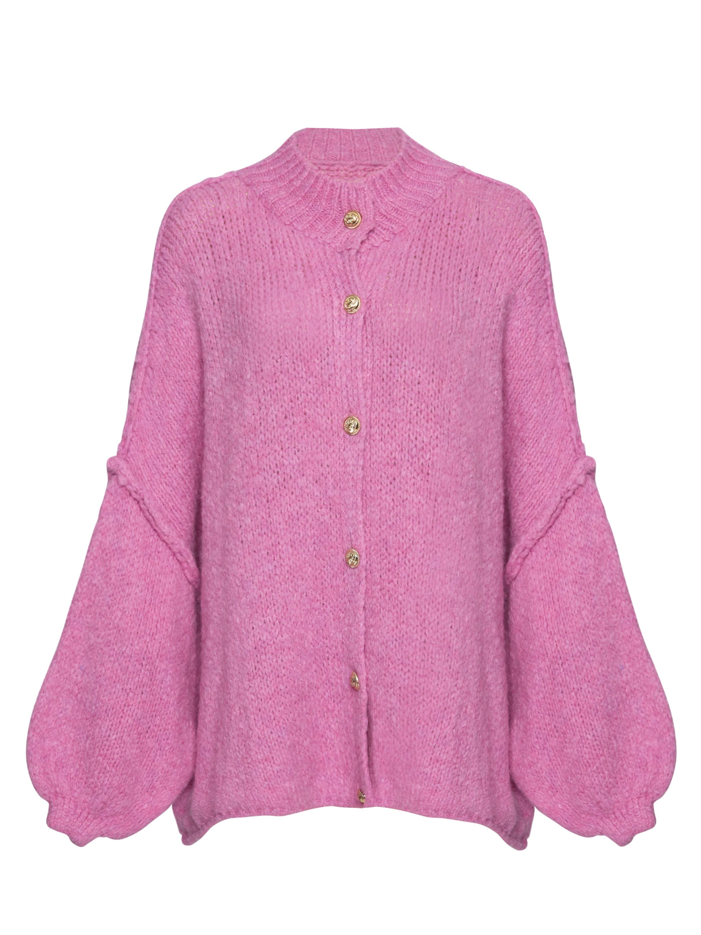 Lilavie Strickjacke ' Lolaa ' in pink, Produktansicht