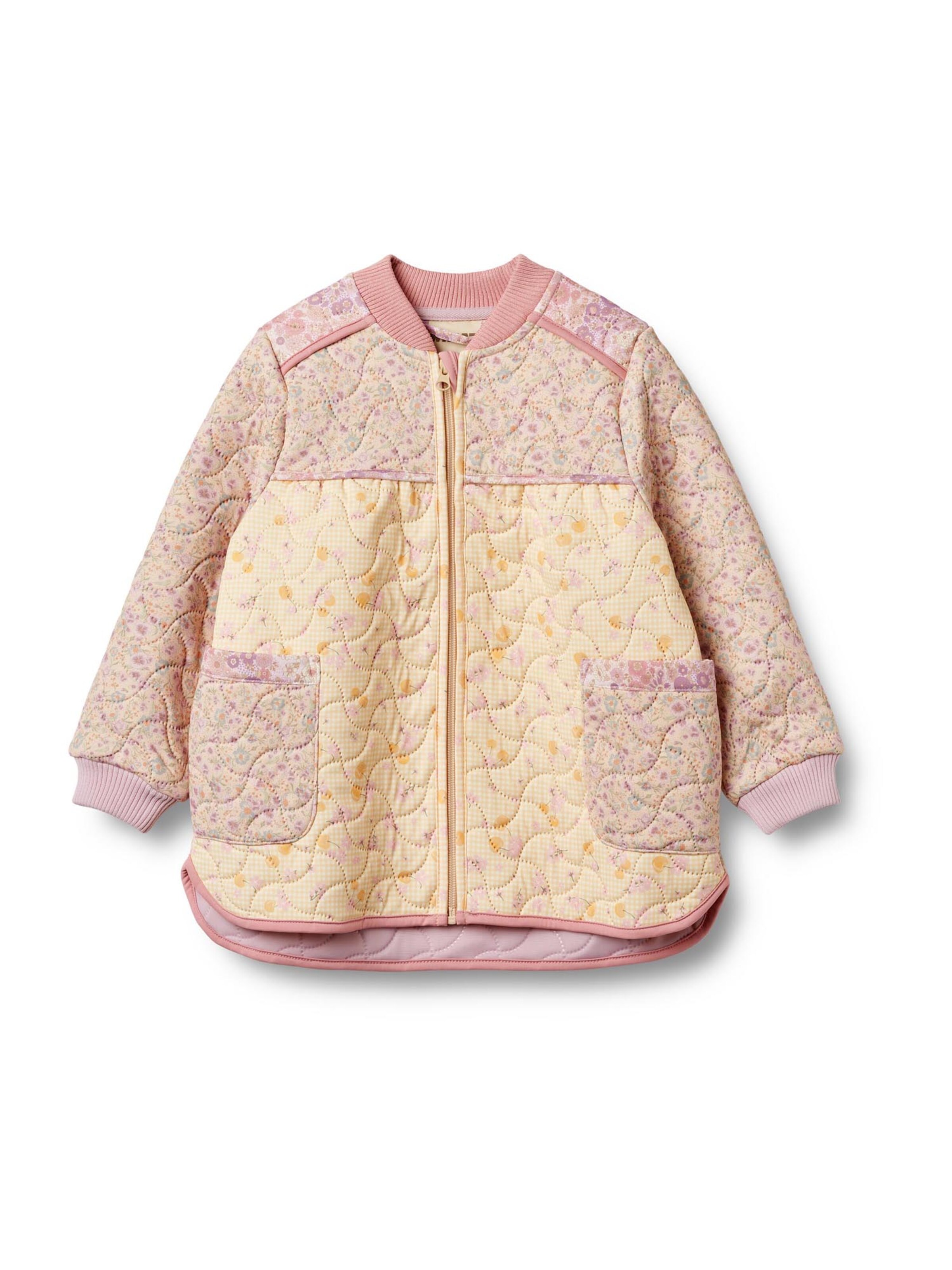 rozā WHEAT Starpsezonu jaka 'Liv': no priekšpuses